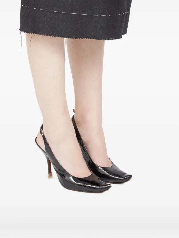 Maison Margiela スリングバック パンプス | ブラック | FARFETCH JP