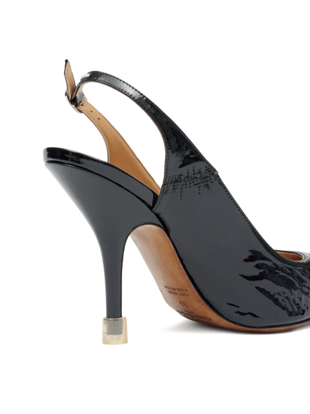 Maison Margiela 100mm slingback pumps Black