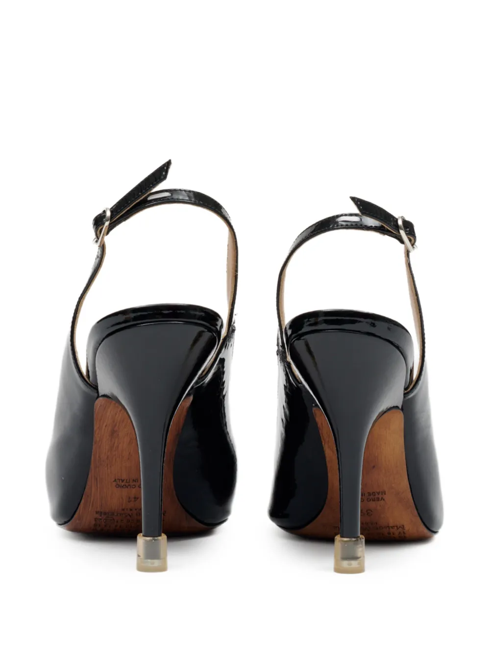 Maison Margiela 100mm slingback pumps Black