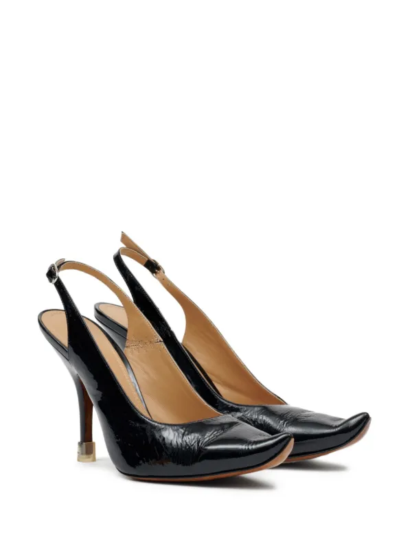 MAISON MARGIELA スリングバックパンプス　35 Maison Margiela スリングバック パンプス | ブラック | FARFETCH JP