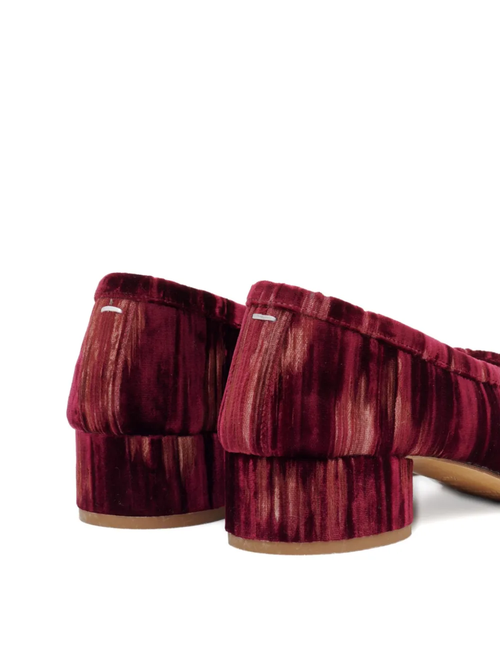 Maison Margiela 30 mm Tabi ballerina's Rood