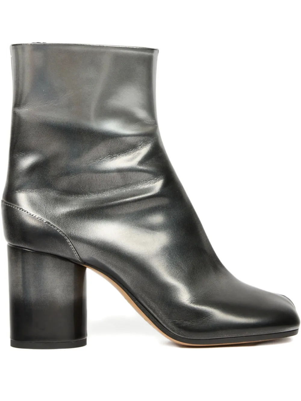 Maison Margiela Tabi Block-heel Ankle Boots In Black