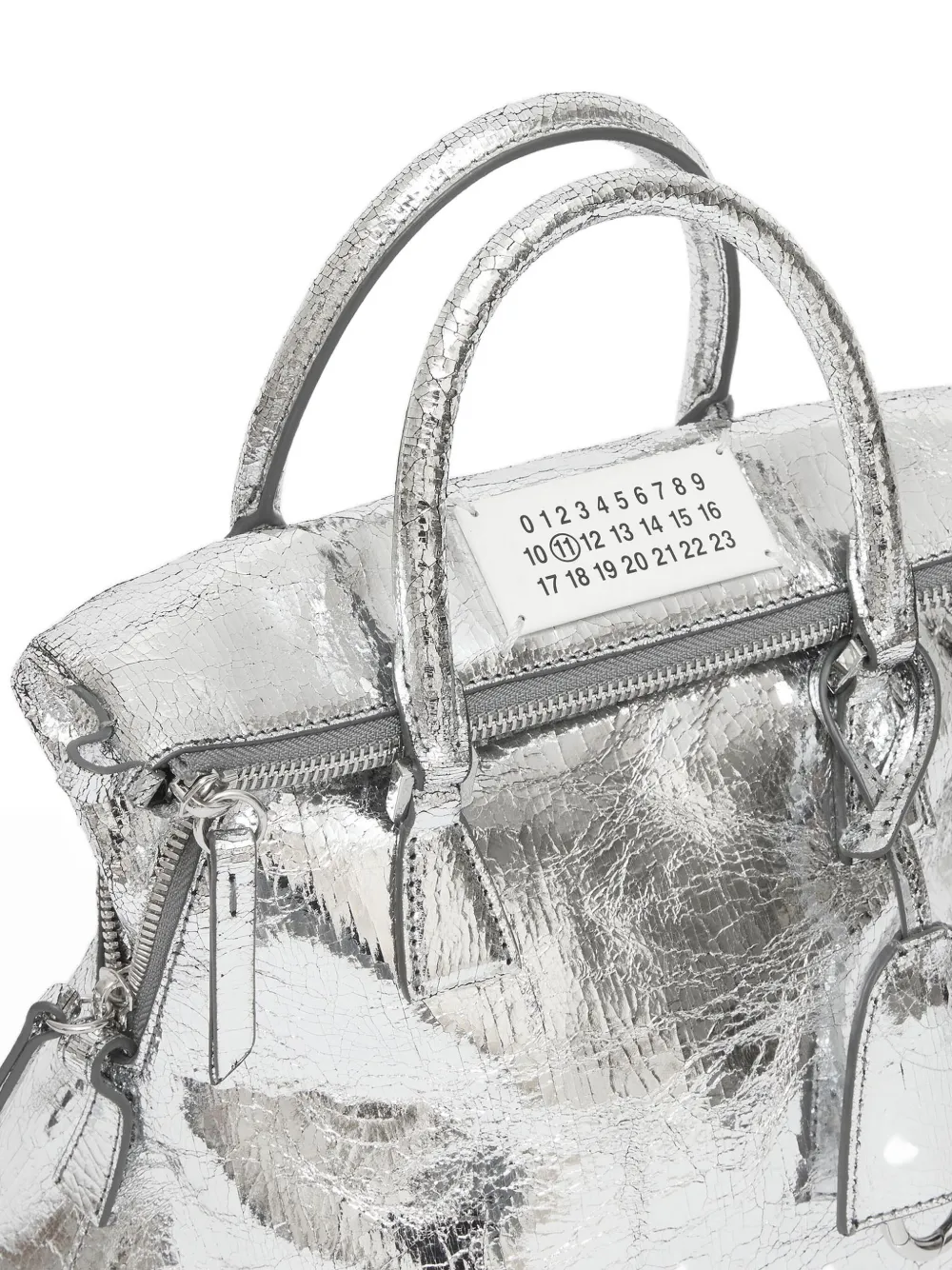 Maison Margiela 5ac Tote Bag In Silver