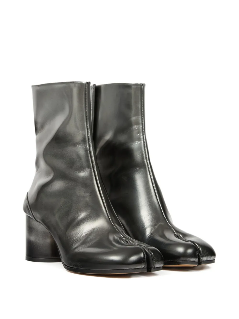 Maison Margiela Tabi sleek metallic ankle boots | Ankle Boots | Image 2