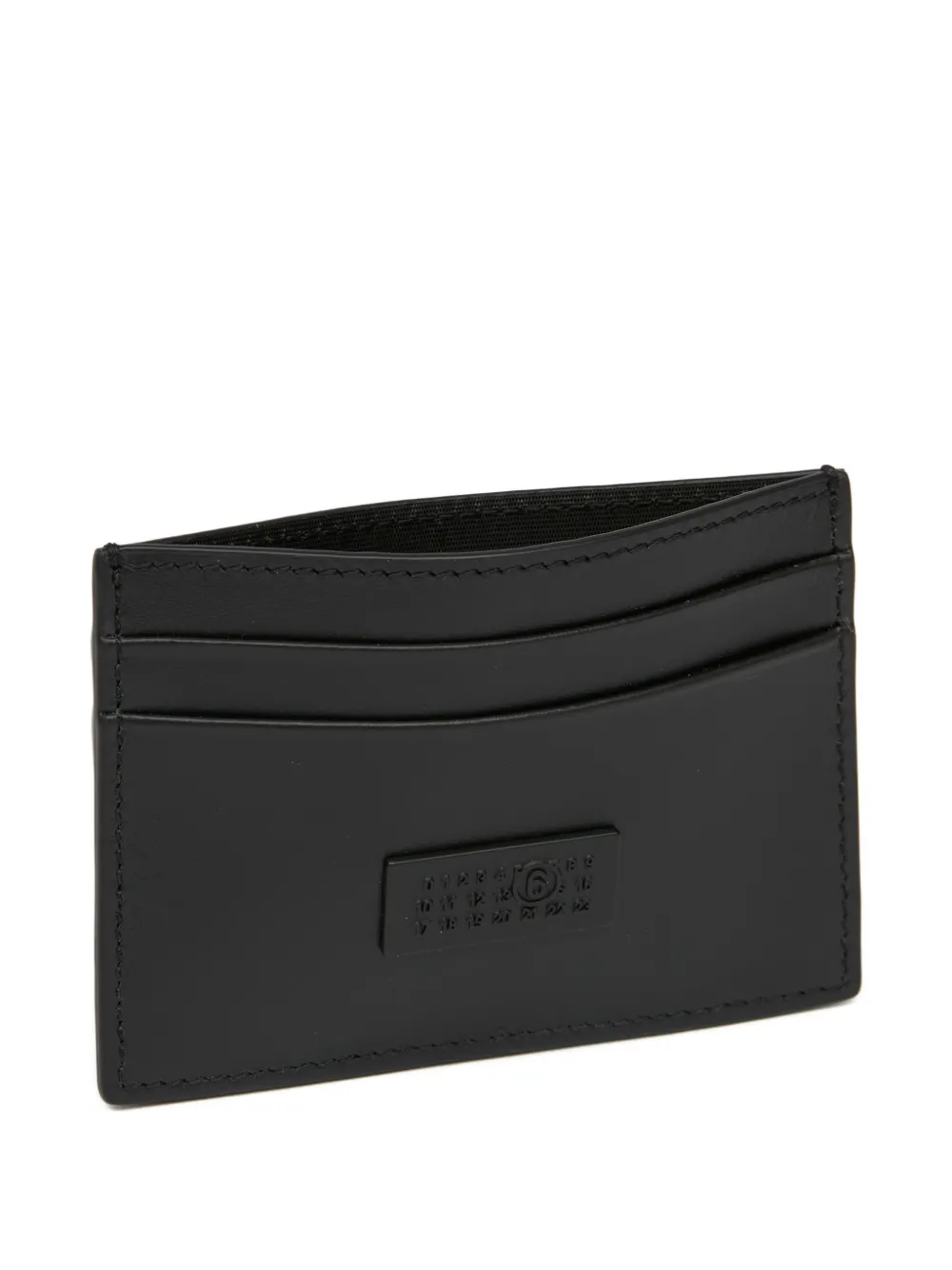 MM6 Maison Margiela Pasjeshouder met logopatch Zwart
