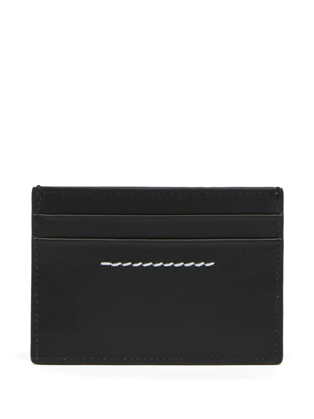 MM6 Maison Margiela Pasjeshouder met logopatch Zwart