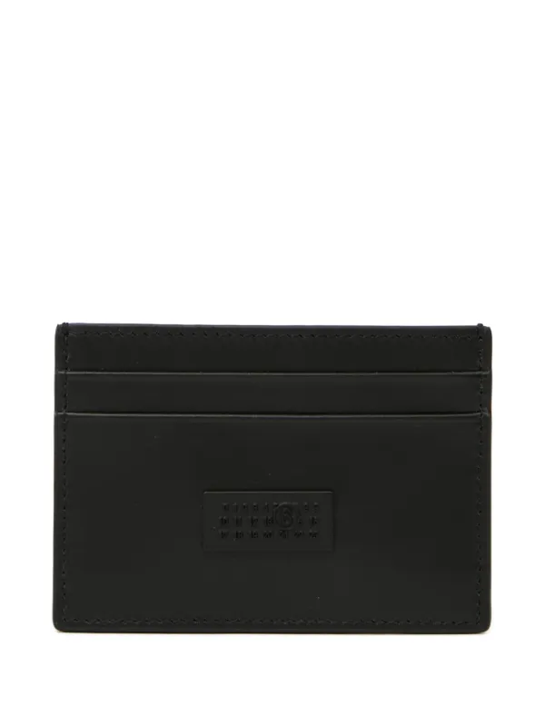 MM6 Maison Margiela Logo-patch Cardholder in Black