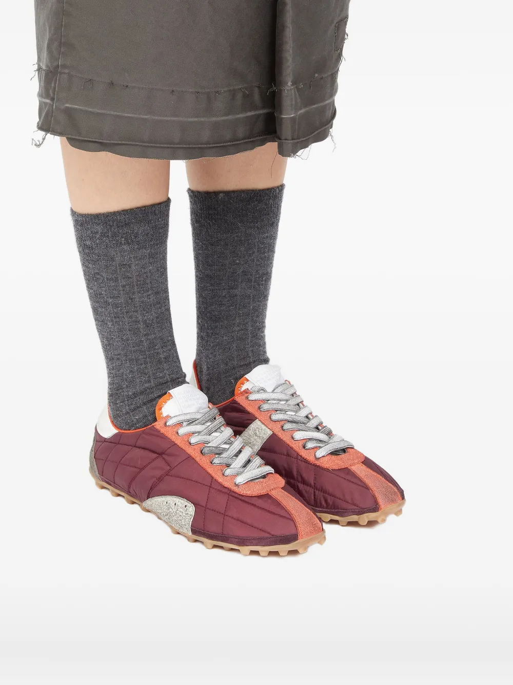 Maison Margiela メゾンマルジェラ スウェード レッド 38 Maison Margiela Sprinters スニーカー | レッド | FARFETCH JP