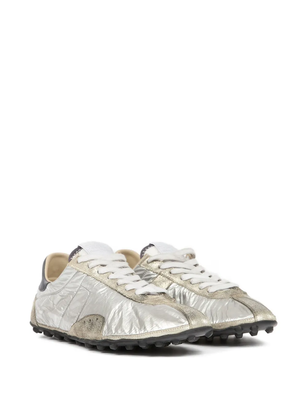 Maison Margiela Sneakers met metallic-effect - Zilver