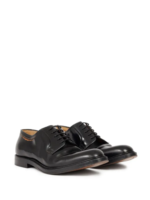 Maison Margiela Cut レースアップ ブーツ | ブラック | FARFETCH JP