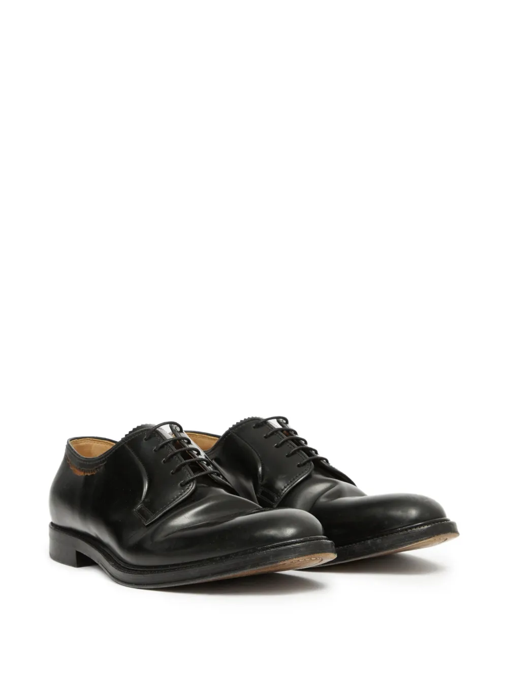 Maison Margiela Love to Death derby shoes Black