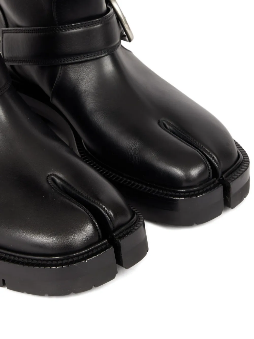 Maison Margiela Tabi County Knee Boots In Multi