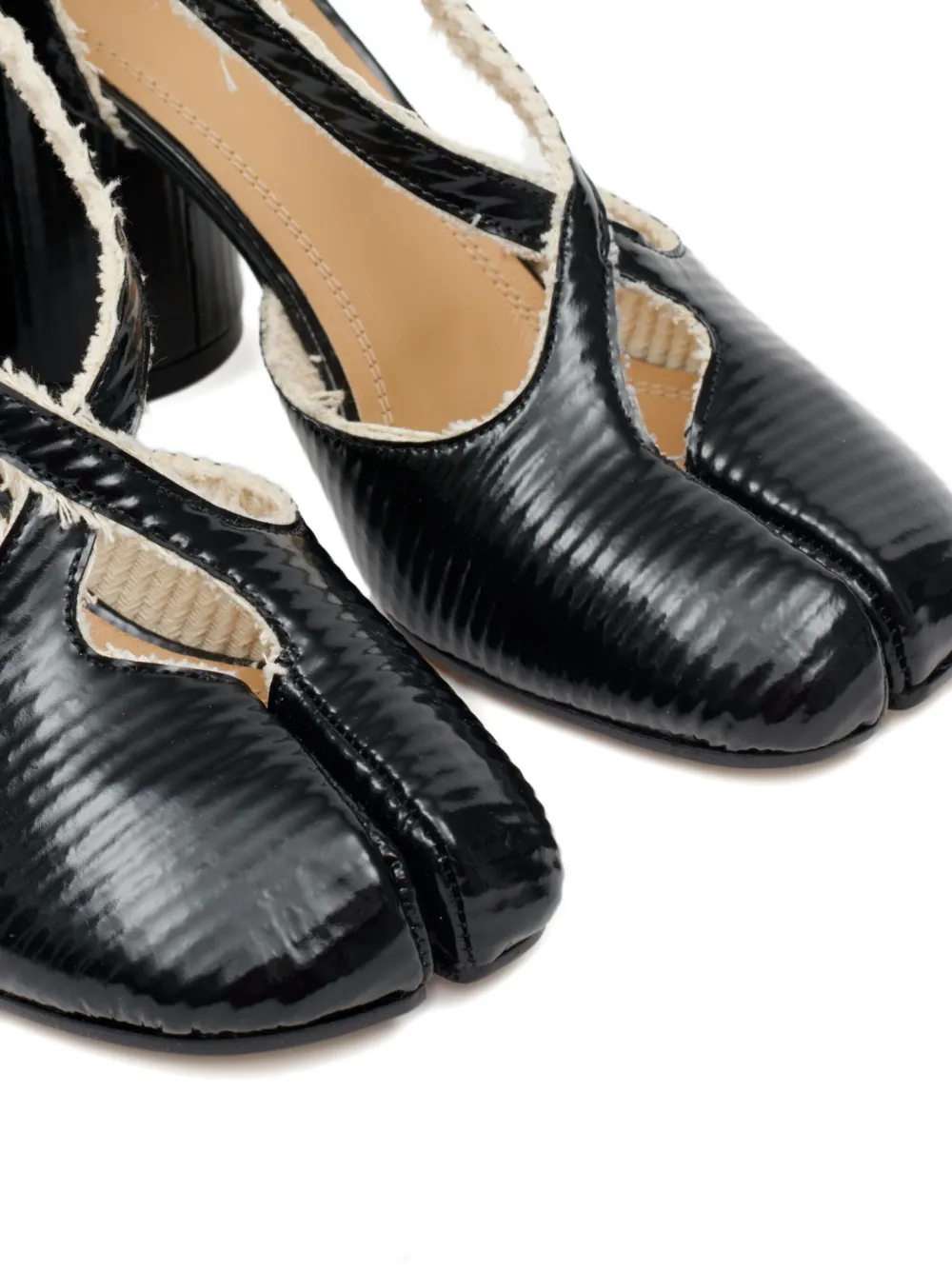 Maison Margiela 80 mm Tabi pumps Zwart