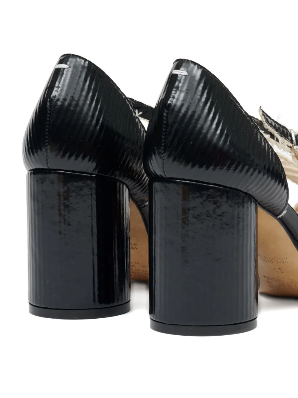 Maison Margiela 80 mm Tabi pumps Zwart