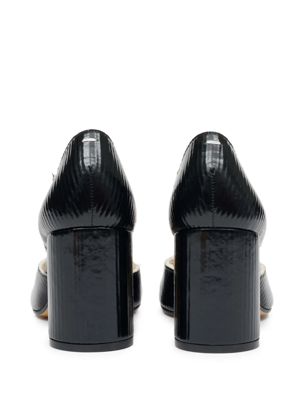Maison Margiela 80 mm Tabi pumps Zwart