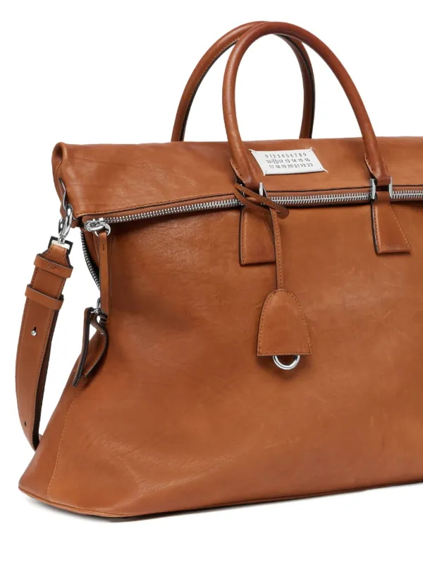 Maison Margiela レザー 5AC トップハンドル ショルダーバッグ