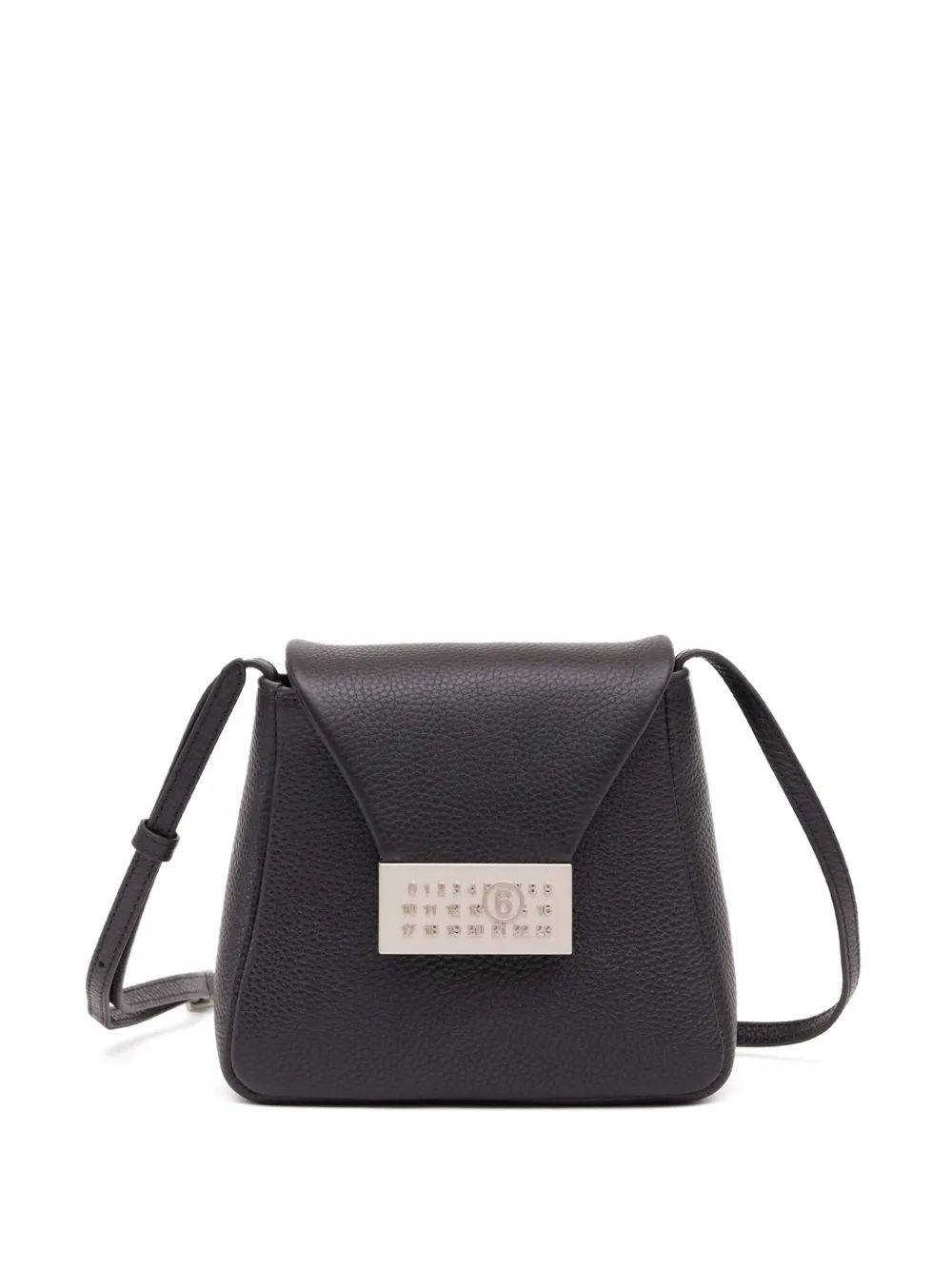 Mm6 Maison Margiela Numeric Cross Body Bag In Black