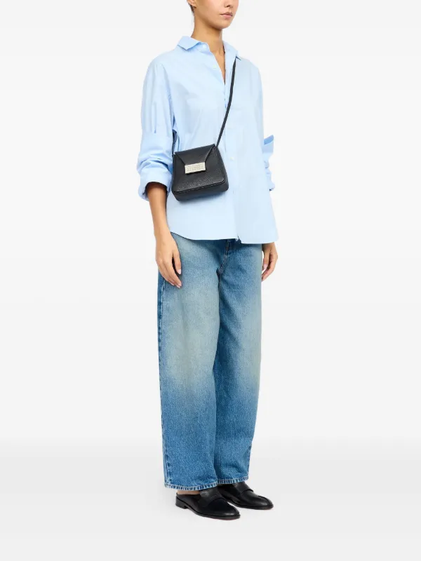 Maison Margela MM6 ブラック ショルダーバッグ ビジネスバッグ MM6 エムエム6 メゾンマルジェラ MAISON MARGIELA バッグ 2WAY
