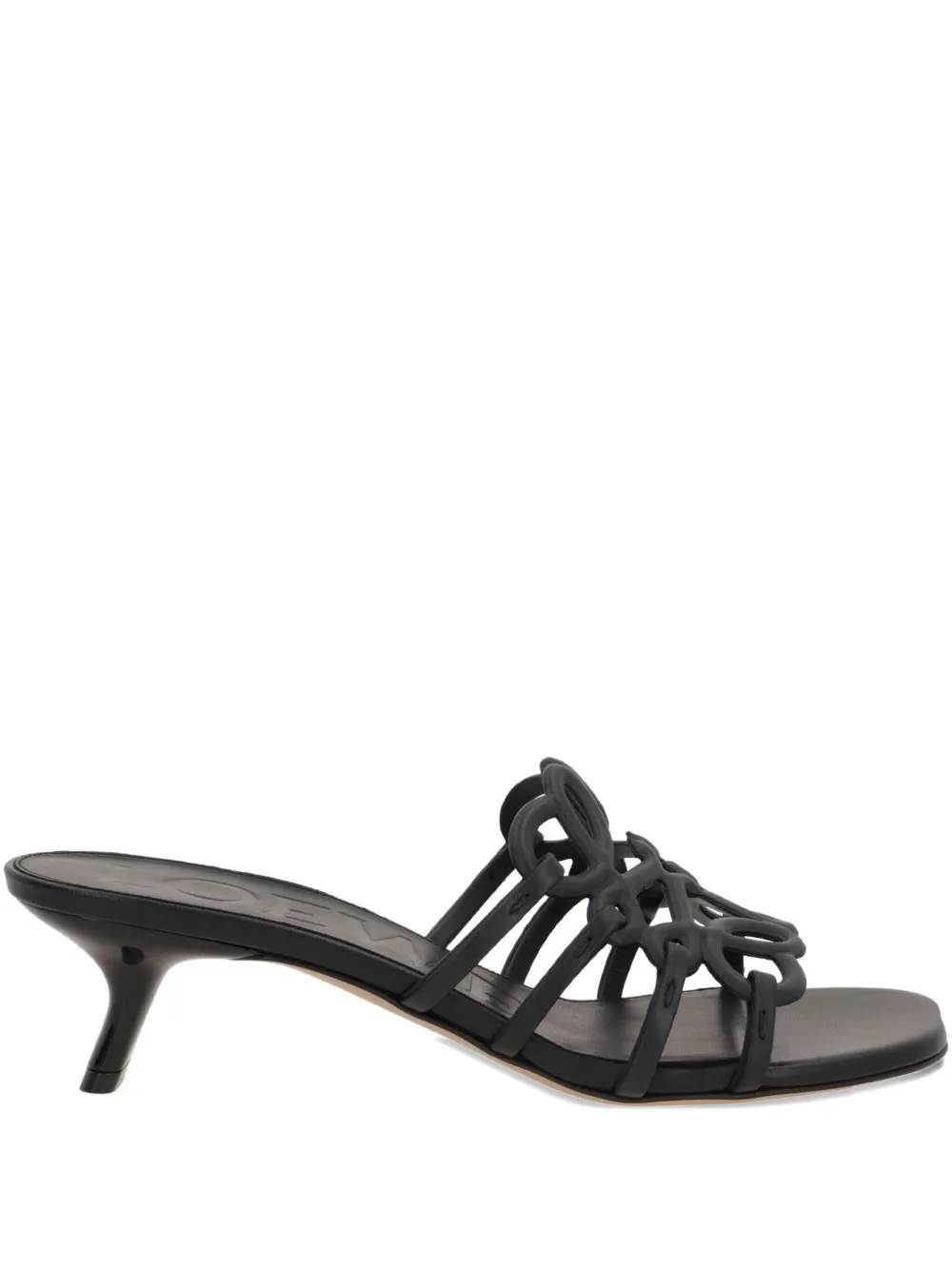 LOEWE Anagram Petal sandals Zwart
