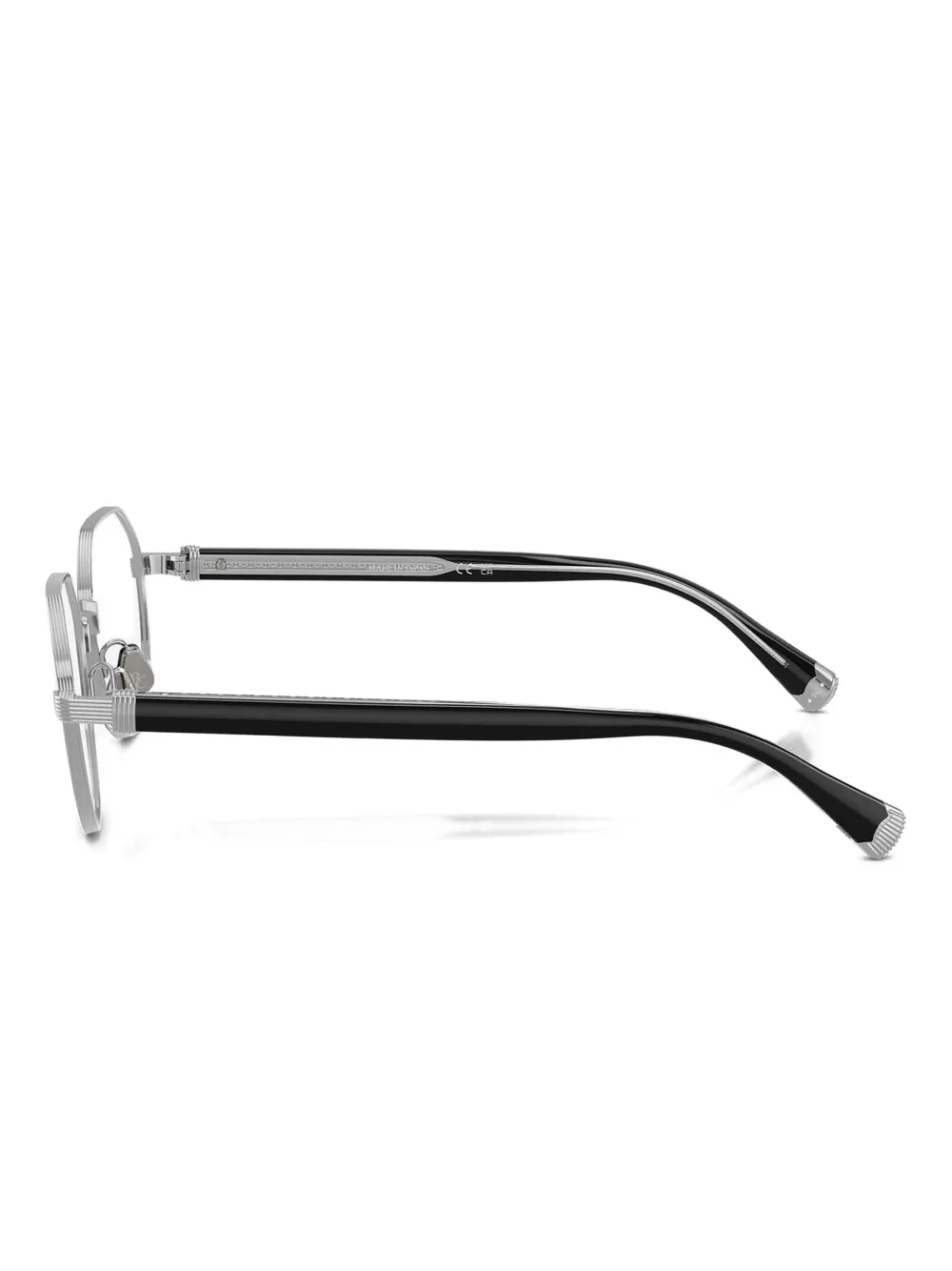 Brunello Cucinelli Bril met geometrisch montuur Zilver