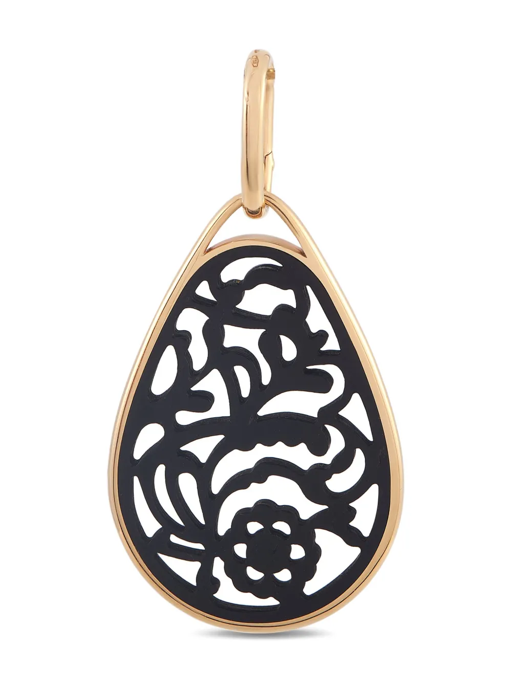Pre-owned Pomellato 18k Yellow Gold Victoria Agate Pendant