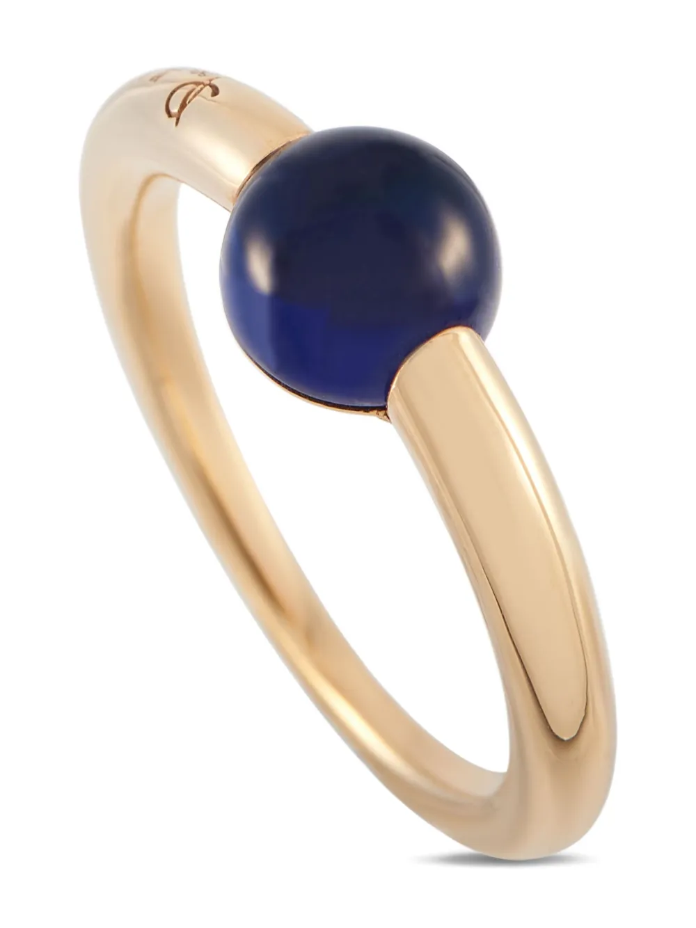 Pre-owned Pomellato 18k Yellow Gold M'ama Non M'ama Amethyst Ring