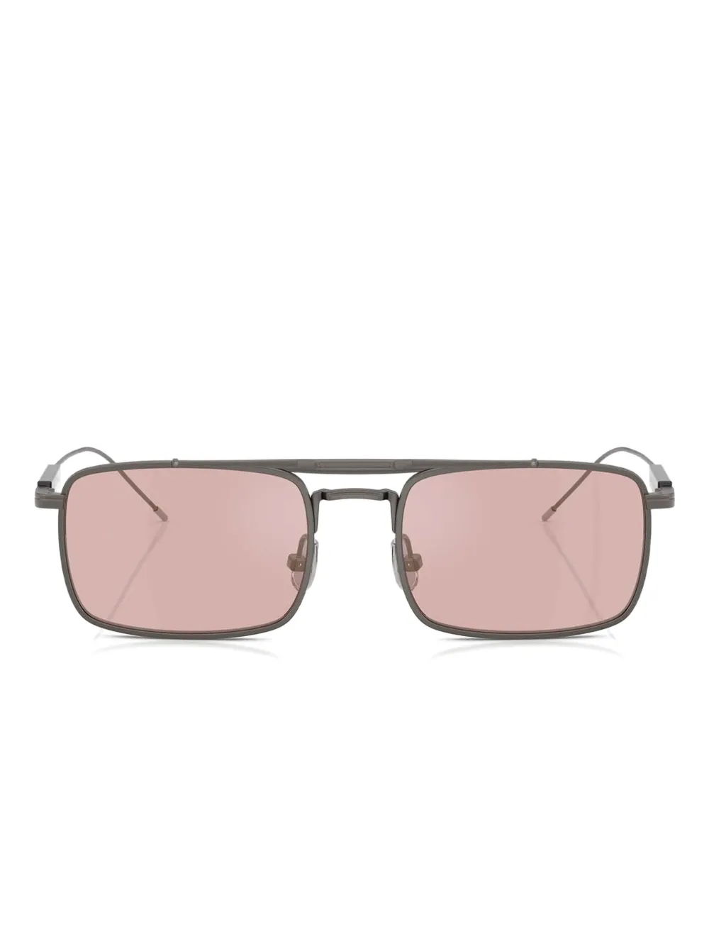 Brunello Cucinelli rectangular-frame sunglasses | Grey | Image 1