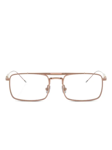 Brunello Cucinelli rectangle-frame glasses
