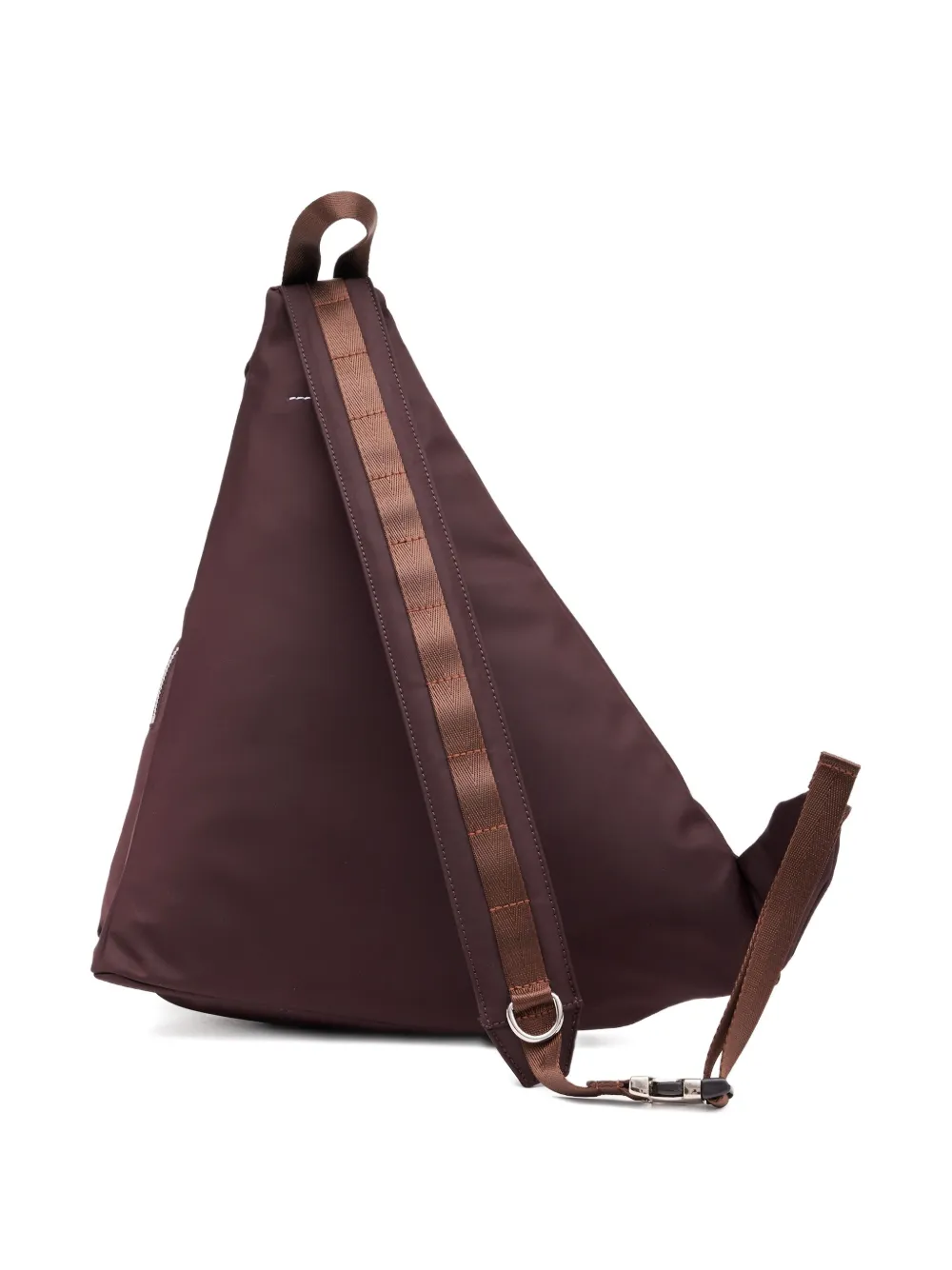 MM6 Maison Margiela Sling tas met nummerpatch Bruin