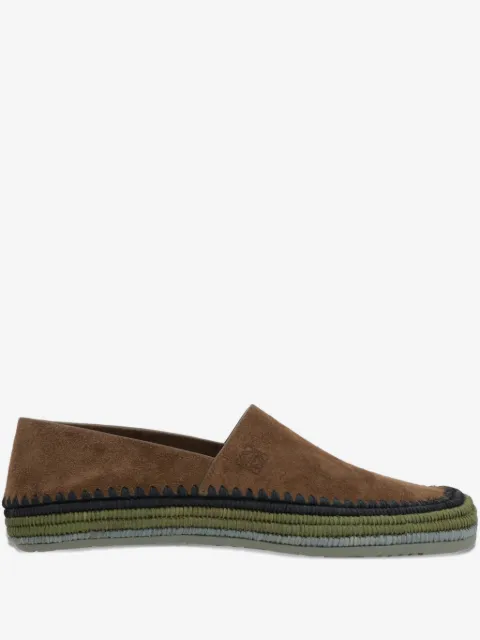 LOEWE suede espadrilles