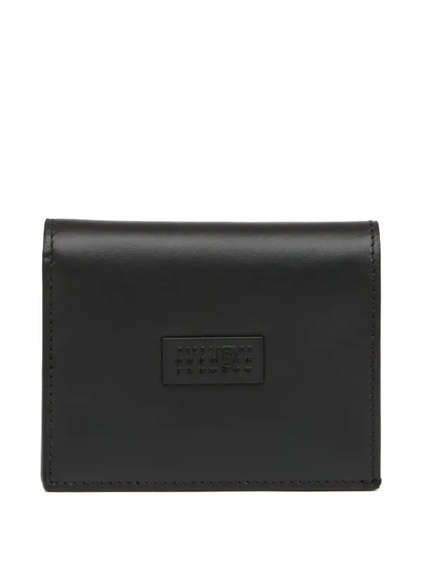 MM6 Maison Margiela Numeric 二つ折り財布 | ブラック | FARFETCH JP