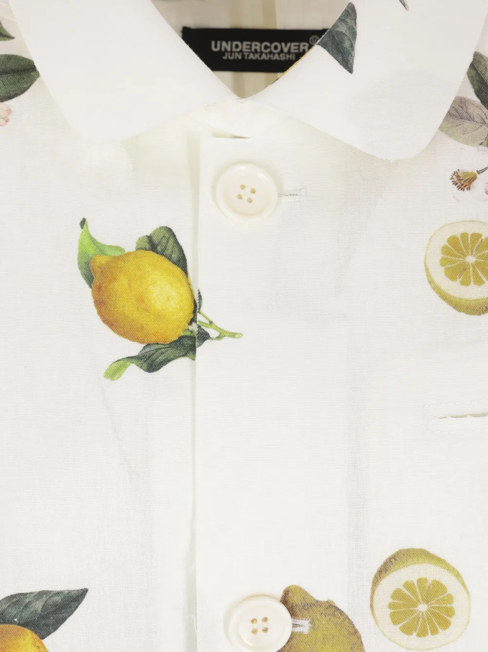 Shop Undercover Lemon-print Coat