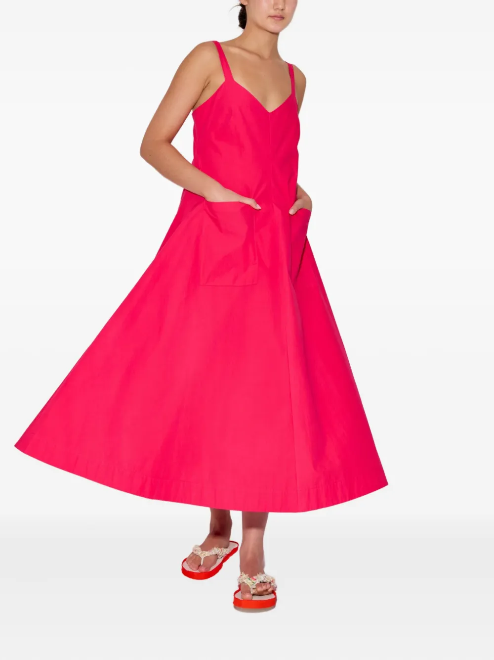 Rosie Assoulin Pocktail midi dress - Roze