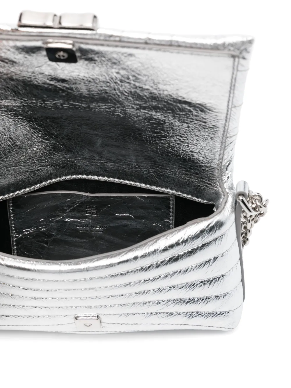 Givenchy Leren crossbodytas Zilver