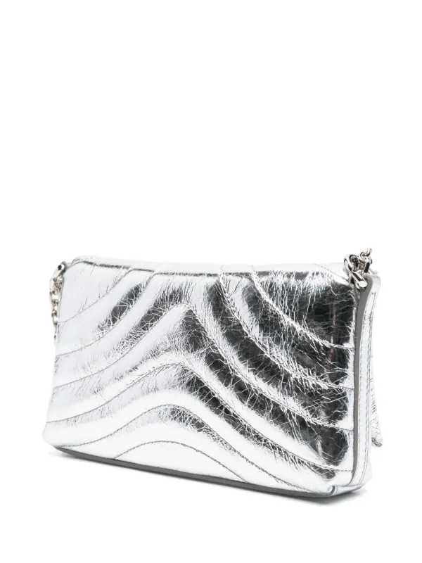 Givenchy キルティング レザーショルダーバッグ | シルバー