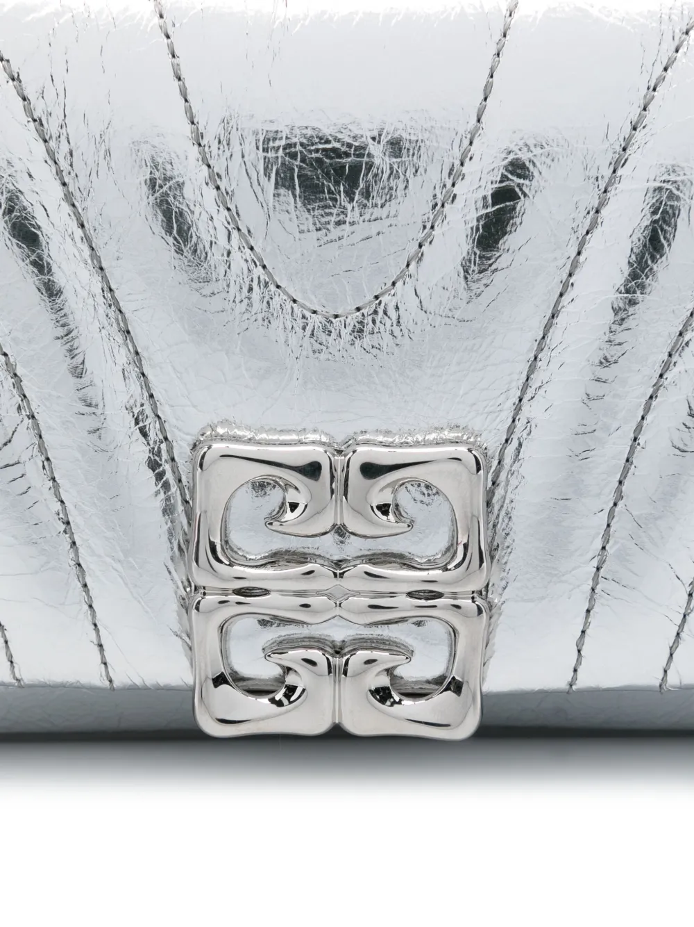 Givenchy Leren crossbodytas Zilver