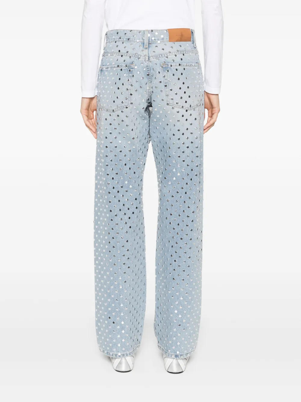 7 FOR ALL MANKIND STUDDED JEANS 