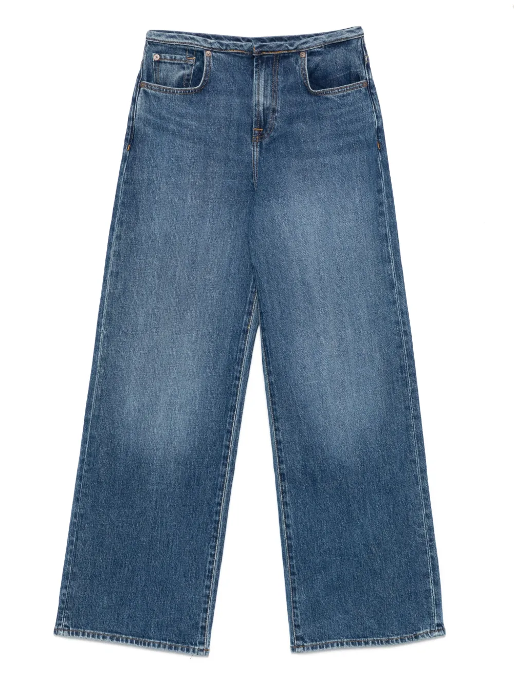 7 For All Mankind Straight jeans Blauw