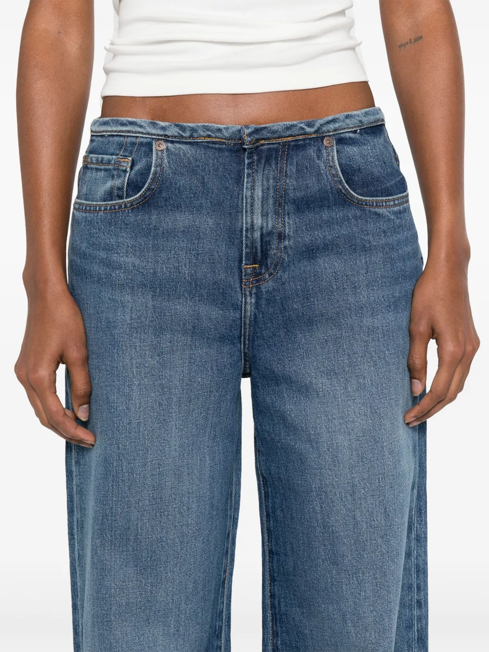 7 For All Mankind Straight jeans Blauw