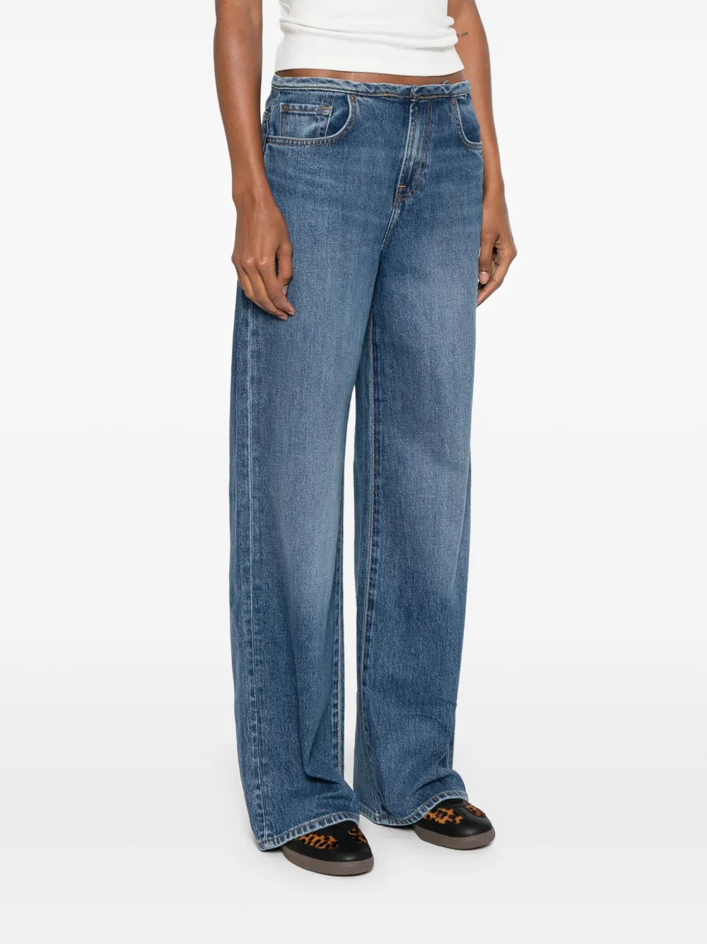 7 For All Mankind Straight jeans Blauw