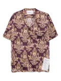 AMARÁNTO baroque-print shirt - Purple