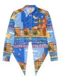 alessandro enriquez cotton shirt - Blue