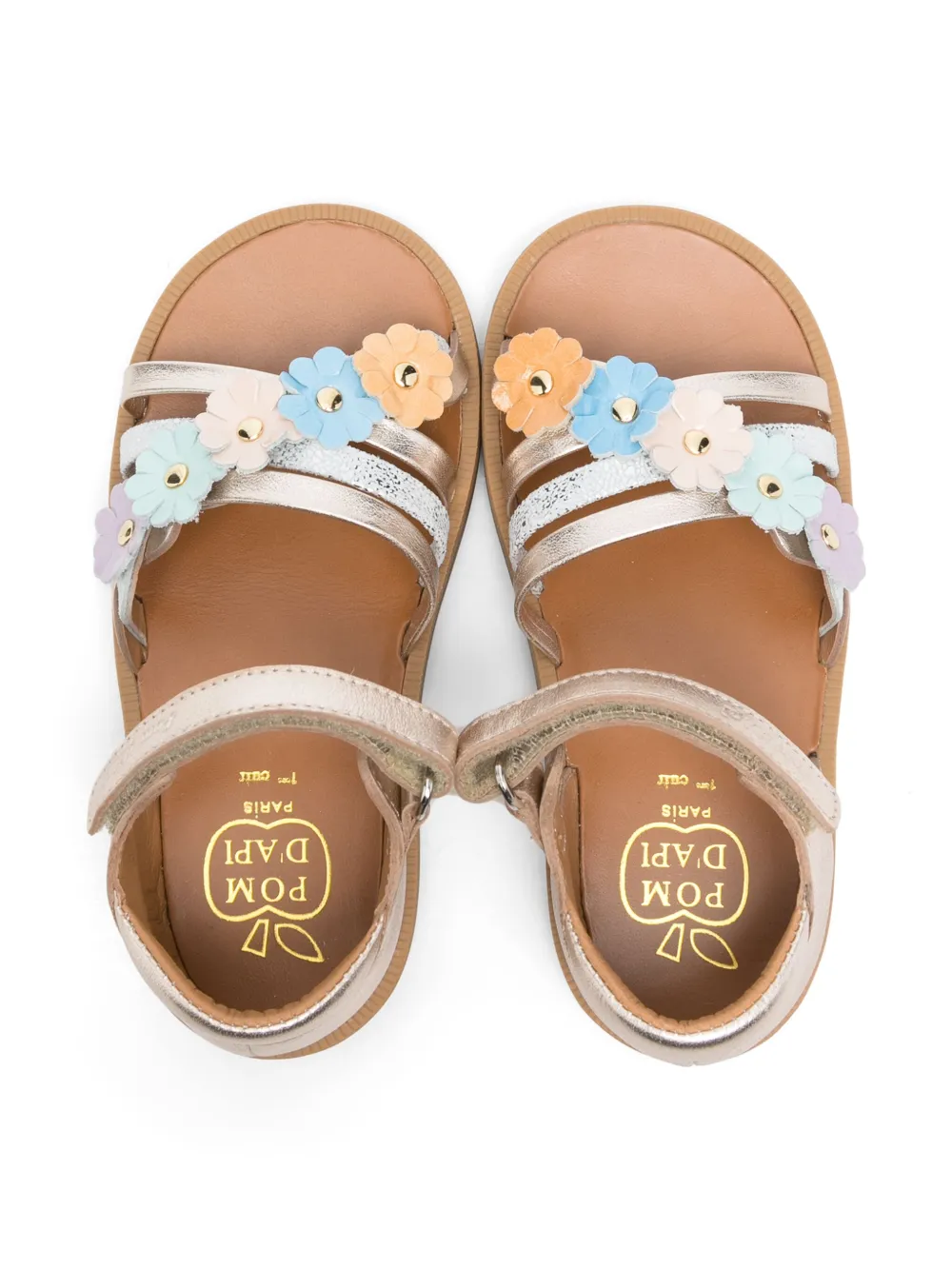 Pom D'api leather sandals Gold