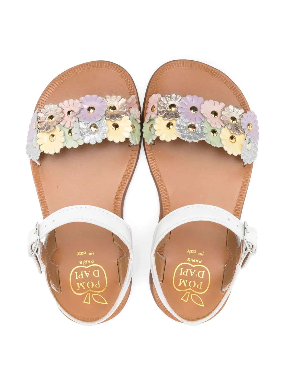 Pom D'api Plagate Flo sandals White