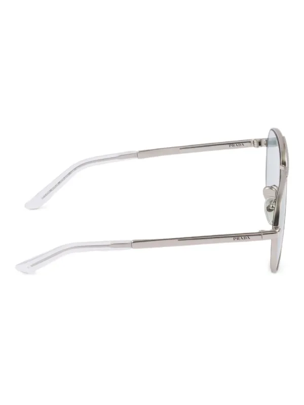 Prada Eyewear ダブルブリッジ サングラス | シルバートーン | FARFETCH JP