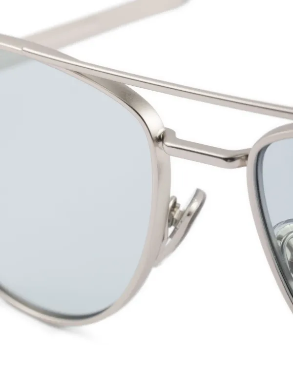 Prada Eyewear ダブルブリッジ サングラス | シルバートーン | FARFETCH JP