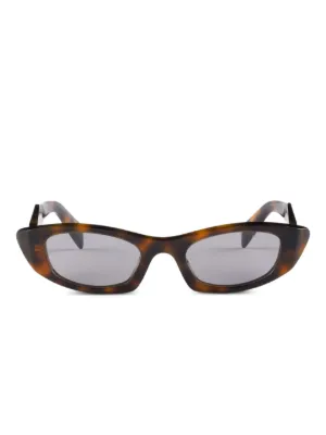 PRADA ブラウンキャットアイサングラス Prada Eyewear キャットアイ サングラス | ブラウン | FARFETCH JP