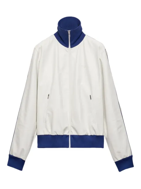 Prada chamarra de piel de napa