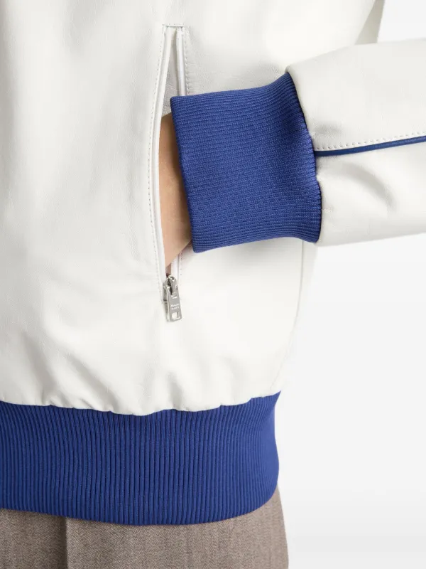 Prada nappa-leather Jacket | White | FARFETCH