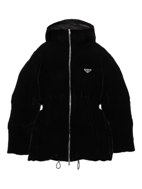 Prada doudoune en velours